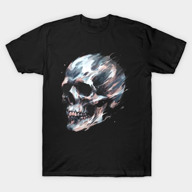 Skull marble T-Shirt by Evgmerk